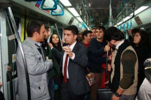 M&uuml;hendislik &ouml;ğrencileri Marmaray'ı inceledi
