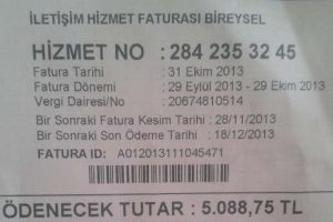 Bu faturayı g&ouml;r&uuml;nce k&uuml;&ccedil;&uuml;k dilini yuttu