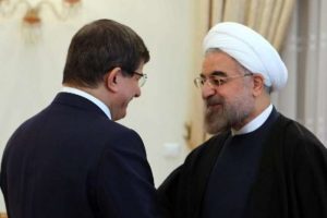 Davutoğlu Ruhani ile g&ouml;r&uuml;şt&uuml;