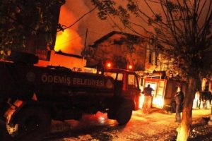 Cinayet zanlısının evinde ş&uuml;pheli yangın