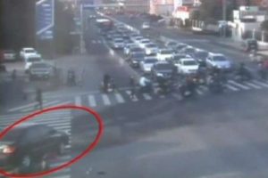 &Ccedil;in'de t&uuml;yler &uuml;rperten kaza