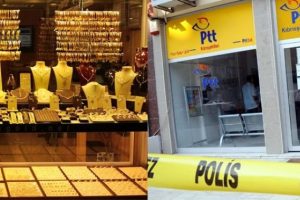 Kuyumcular ile PTT şubeleri polislere zimmetlendi