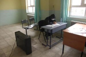 L&ouml;semi hastası R&uuml;stem &ouml;zel sınıfta sınava girdi