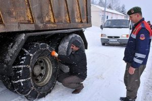 Kış lastiği pazardan itibaren zorunlu