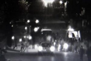 Lin&ccedil; edilme anı kamerada