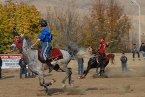 Hasankeyf'te tarihi cirit oyunları