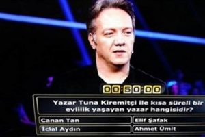Yarışmada Ahmet &Uuml;mit'li şık şaşırttı