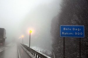 Bolu Dağı'nda kar yağışı uyarısı