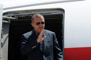 Erdoğan Katar'a gitti