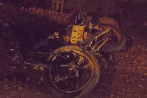 Bursa'da emanet motosiklet &ouml;l&uuml;m getirdi