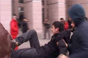 &Ccedil;ağlayan Adliyesi'nde arbede