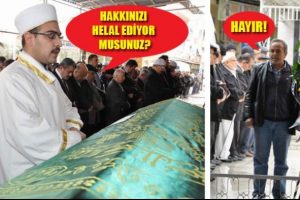 Cenazede &ouml;yle bir şey s&ouml;yledi ki!