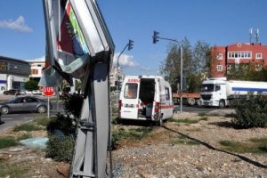 Ambulans şof&ouml;r&uuml;ne alkol muaynesi