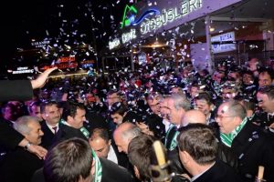 Başkan Altepe&acute;ye muhteşem karşılama
