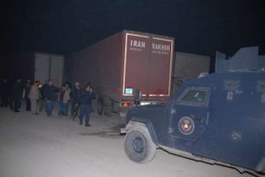 İran plakalı TIR'lara saldırı