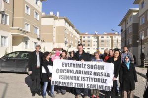TOKİ'den 'donuyoruz' eylemi