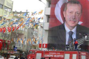 Edirne'de Başbakan heyecanı