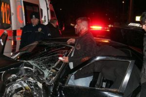 Buzlanan yol kazaya neden oldu