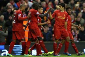 Liverpool dolu dizgin:4-1