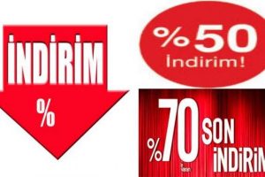"İndirim afişlerine aldanmayın"