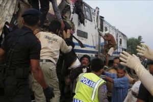 Endonezya'da tren kazası