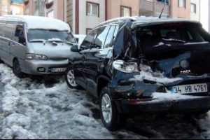 Kar yağdı b&ouml;yle oldu