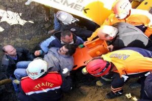 Samsun'da kanalizasyon &ccedil;alışmasında g&ouml;&ccedil;&uuml;k