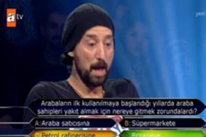 Yarışmacı &ouml;yle bir şaşırdı ki...
