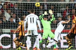 Swansea Hull City'e takıldı:1-1