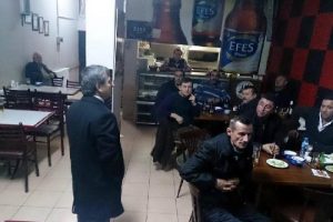 AK Partili aday meyhanede