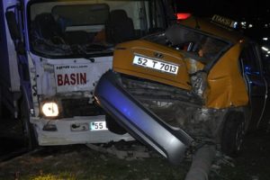 Fatsa'da korkun&ccedil; kaza