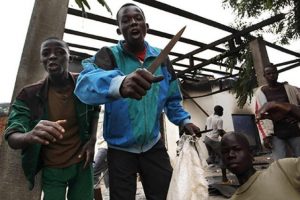 Orta Afrika'da yağma g&uuml;n&uuml;