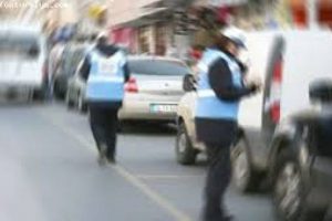 Bursa'da karda egzoz denetimi