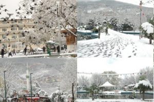 İşte Bursa'dan kartpostallık kar g&ouml;r&uuml;nt&uuml;leri