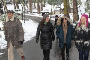 Nil Karaibrahimgil'in kar keyfi...