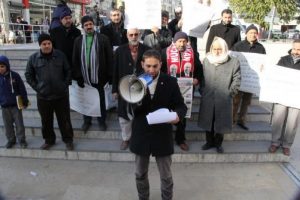 Şanlıurfa'da Bangladeş protestosu