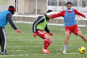 Yiğido'lar &ccedil;ift kale ma&ccedil; yaptı