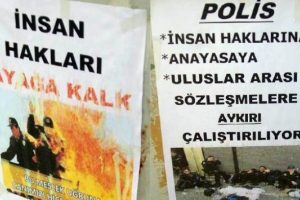 Polisin dokunmadığı afiş