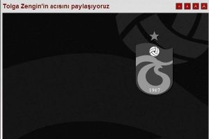 Trabzonspor'dan Tolga'ya başsağlığı mesajı