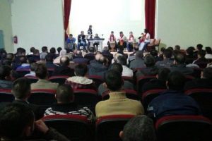 Engelli &ouml;ğrencilerden cezaevinde konser