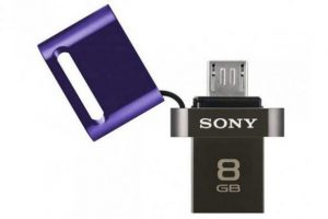 Sony'den melez USB bellek
