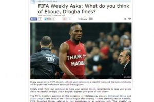 FIFA &ccedil;ark etti!
