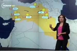 K&uuml;rdistan'da hava durumu b&ouml;yle veriliyor