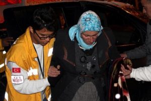 Makam aracıyla kurtarıldı