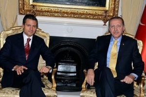 Erdoğan Meksika Cumhurbaşkanı ile g&ouml;r&uuml;şt&uuml;