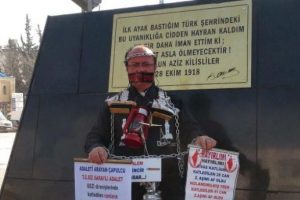 O eylemci Kilis'te