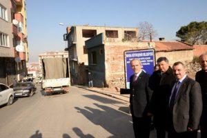 Yıldırım'da yol genişletme &ccedil;alışmaları