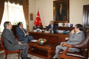 Giresunlular Federasyonu'ndan vali Karaoğlu'na ziyaret