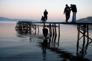 İskele demirine ayağı takılınca