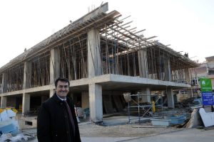 Soğanlı K&uuml;lt&uuml;r Merkezi hızla y&uuml;kseliyor